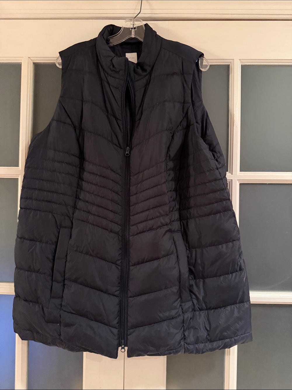 J. Jill Black Quilted Packable Puffer Vest